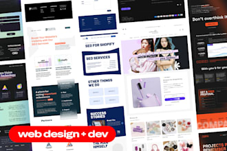 design and develop a premium website