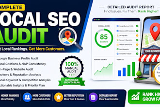 perform a complete local SEO audit to improve your local rankings