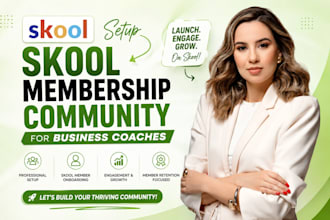 setup skool membership community for business coaches skool member onboarding
