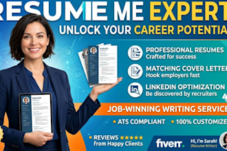 deliver a professional resume written by a recruiter