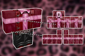 design aesthetic roblox clothes for your avatar or group