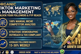 manage organic tiktok marketing for rapid follower growth