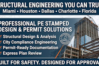 stamp, permit drawings for residential and commercial project in florida and USA