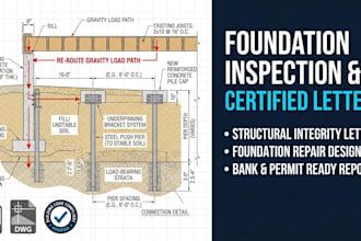 do foundation inspection certified structural integrity engineer letter pe stamp