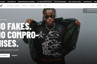 build streetwear shopify clothing website fashion store clothing brand y2k
