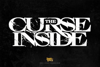 design a gritty grunge rock logo for your band