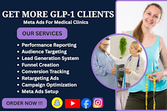 generate medical weight loss patients and leads using meta ads system
