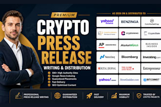 crypto press release distribution on top news sites and yahoo finance