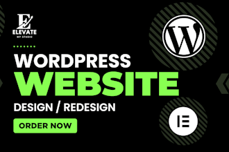 redesign wordpress website with elementor pro for better conversions