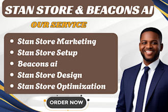 setup stan store, beacon ai for business growth