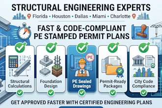 pe stamp for fast city approval in florida, houston, dallas, miami and charlotte
