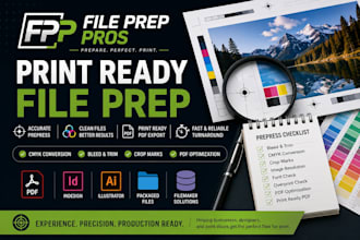 fix and prepare PDF files for professional printing