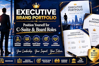 build your executive brand portfolio for c suite and board roles