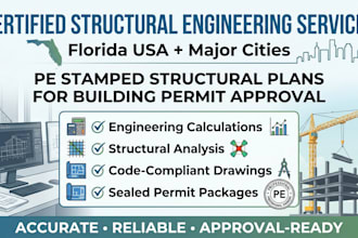 sealed engineering drawings for permit approval in florida and major US cities