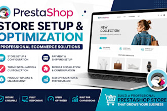 be prestashop expert setup customize prestashop ecommerce online store website