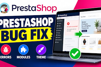 fix prestashop bugs errors and resolve prestashop critical issue