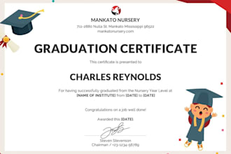 make high school, college, university diploma and certificate template