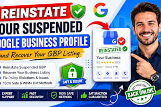 reinstate your suspended google business profile and recover your gbp listing