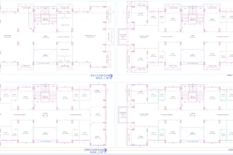 make detailed 2d autocad plans and layouts