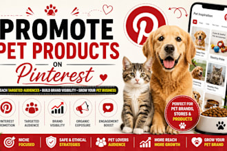 promote pet promotion to targeted pinterest audiences