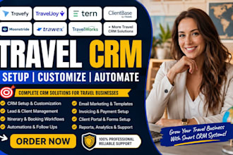 setup travefy traveljoy tern clientbase moonstride trawex travelworks travel crm