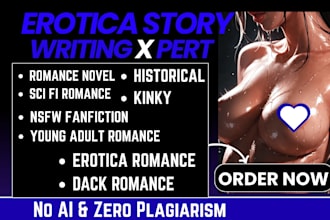 write erotic story, nsfw fanfiction, bdsm, lgbtq, and romance novel ghostwriter