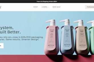 create shopify skincare store beauty website cosmetics makeup dropshipping store