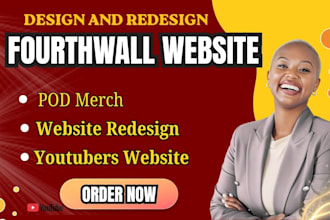 setup fourth wall store design pod merch redesign fourthwall website