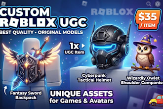 make amazing roblox ugc