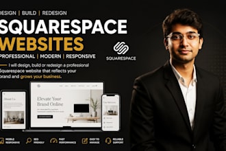 create a responsive squarespace website or online store