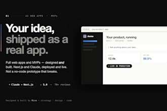 build your ai powered web app or mvp with claude
