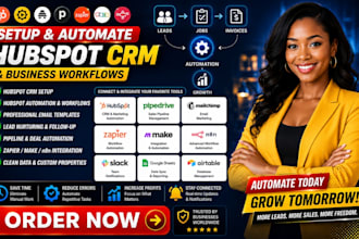 setup zoho hubspot crm automation beehiv pipedrive crm zapier n8n meta ad ghl VA