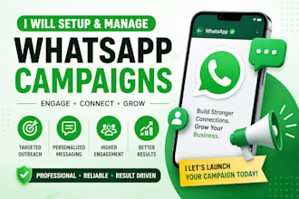 do whatsapp marketing, bulk messaging, and lead generation campaigns