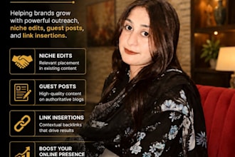 build high quality blogger outreach backlinks for SEO rank