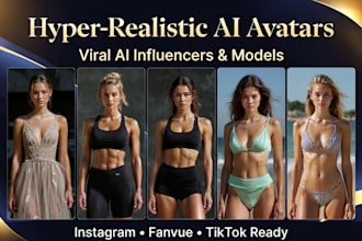 create ai avatar viral ai model realistic ai influencer ai fanvue instagram mode