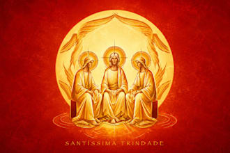 create decorative catholic posters for you