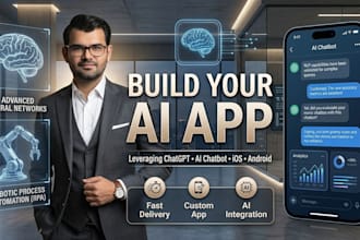 build an ai mobile app with chatgpt chatbot in flutter or react native