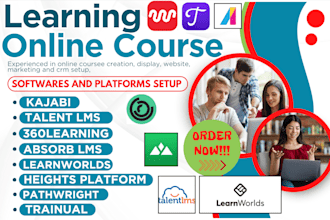 setup kajabi talent lms 360learning absorb lms learnworlds height platforms CRM