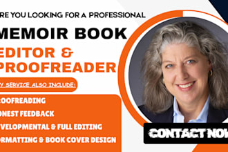 memoir book editing, book proofreading, amazon KDP book formatting, book editor