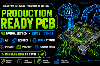design production ready pcb for nvidia jetson edge ai esp32 stm32 robotics aiot