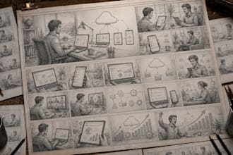 create saas explainer storyboards