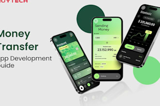 develop money transfer app, remittance app, p2p payment app, digital wallet app
