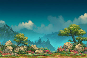 create 2d environment and game background for you