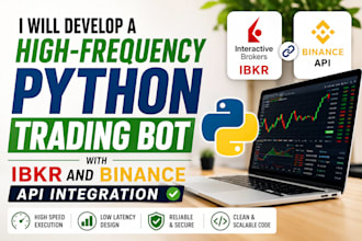 build a python trading bot with API integration ibkr binance