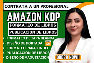 formato de libro para publicación en amazon KDP