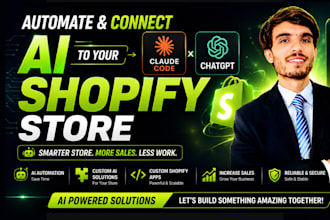 integrate chatgpt claude ai and automation into your shopify store
