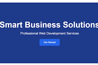 create a modern responsive landing page using HTML CSS and javascript