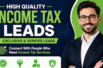 provide targeted income tax leads and tax prospect research