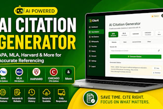 create a citation and reference generator web application