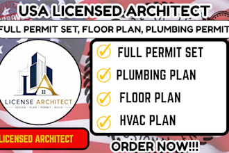 full permit set,floor plan,roof plan,hvac plan,plumbing permit,permit issue